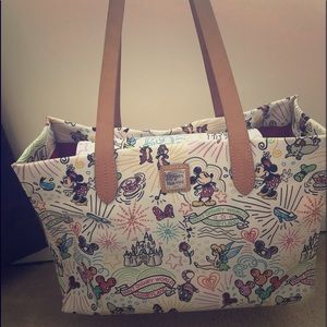 Disney Dooney & Burke “White Sketch” Tote Bag